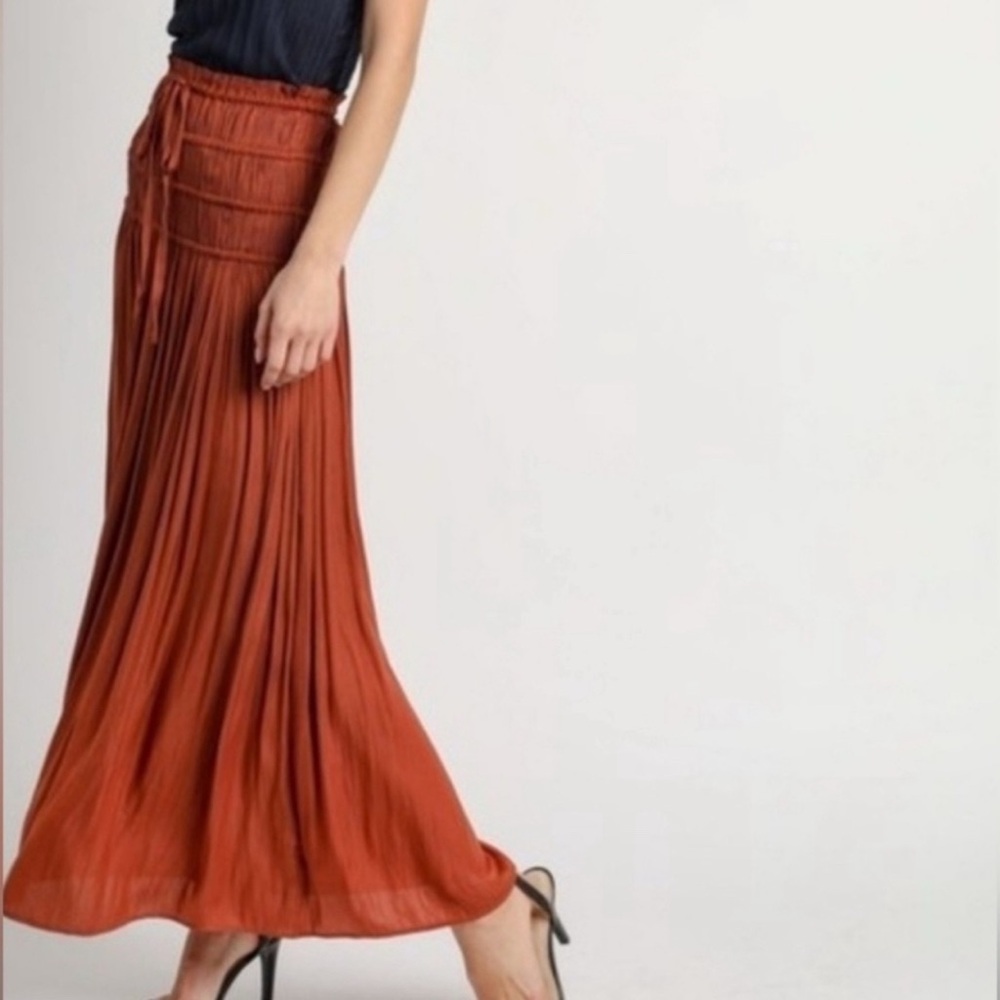 Current Air Rust Maxi Skirt